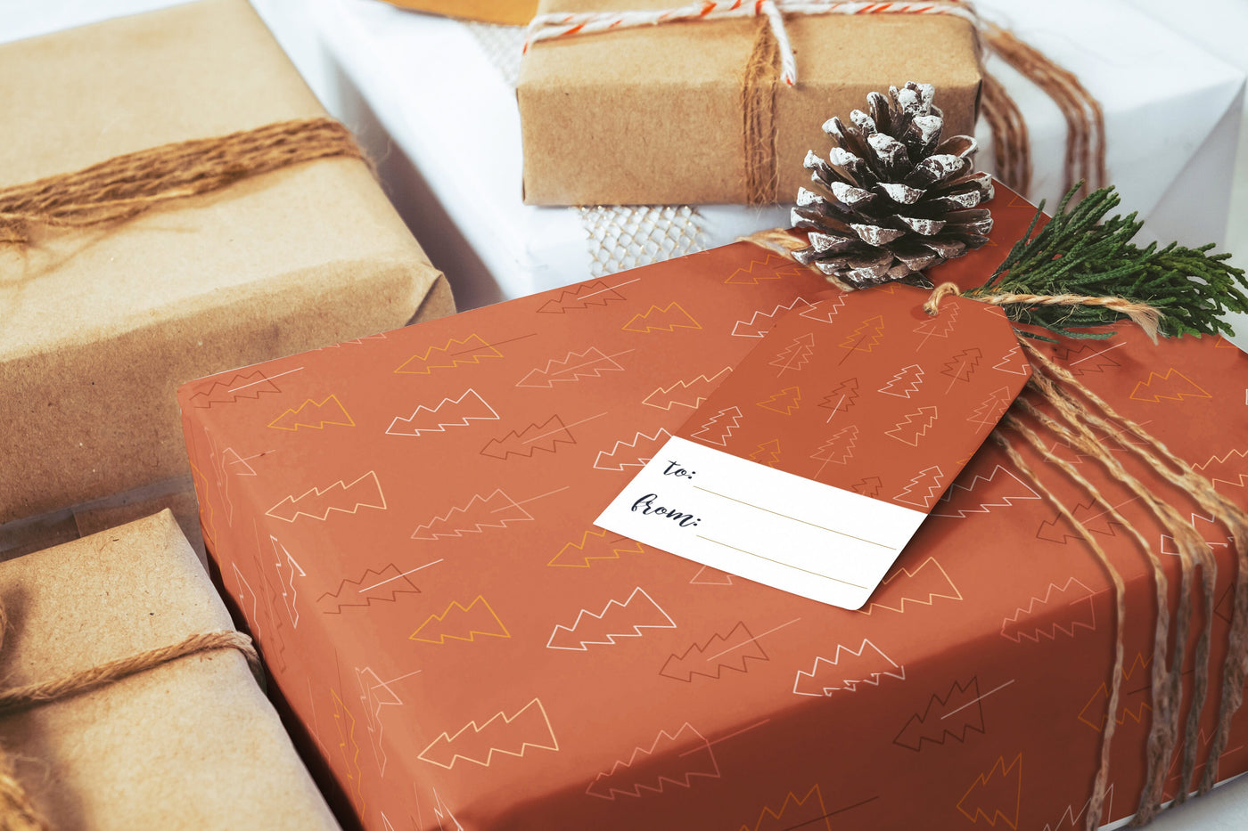 Gift Wrap, Christmas Trees
