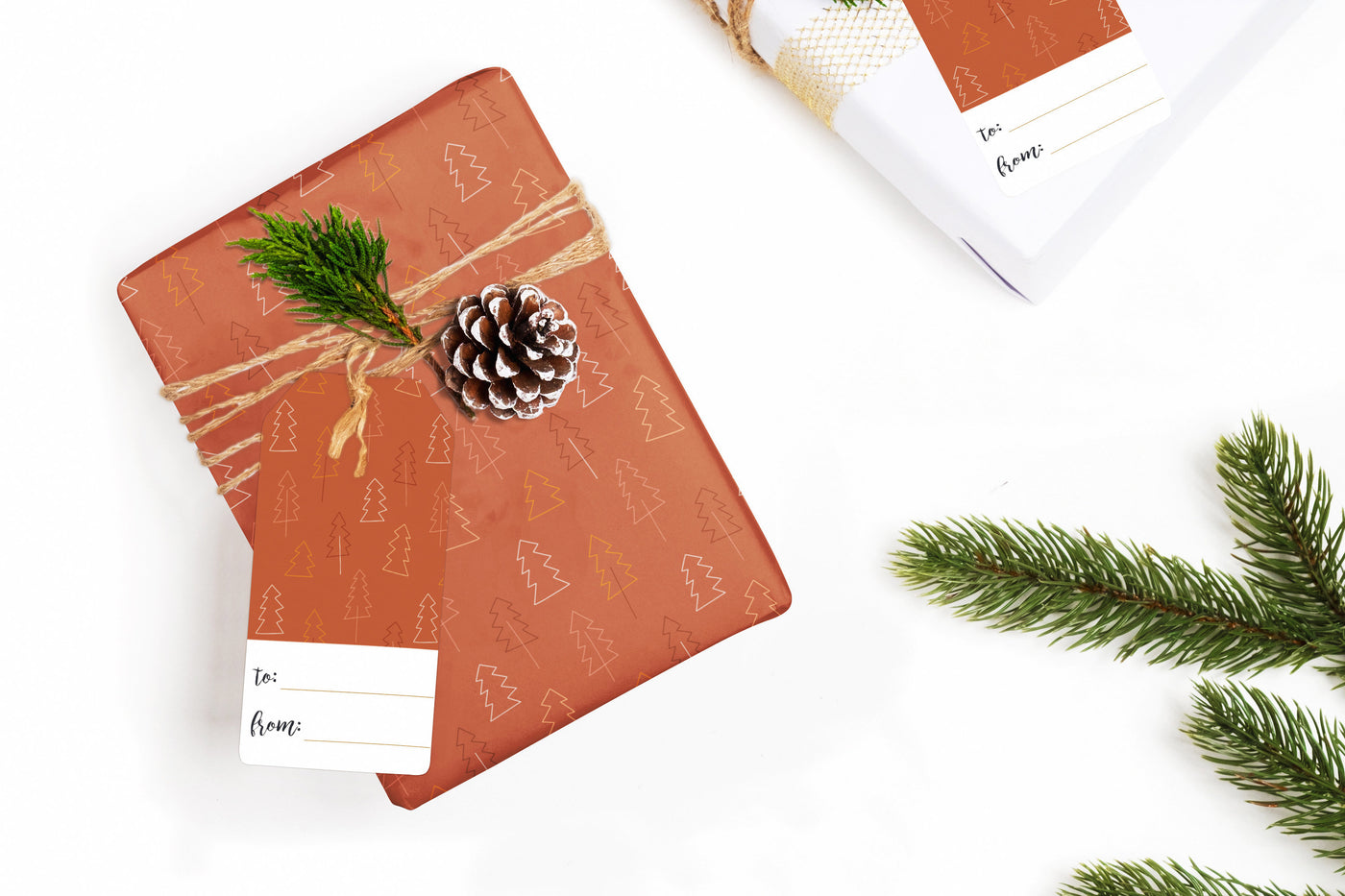 Gift Wrap, Christmas Trees