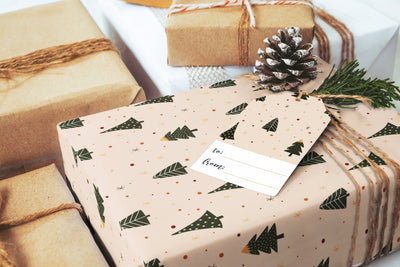 Gift Wrap, Christmas Treees