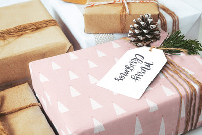 Gift Wrap, Pink Christmas