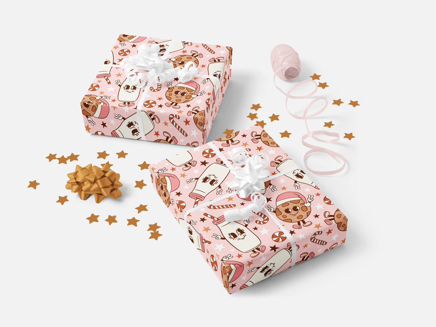 Gift Wrap, Milk & Cookies