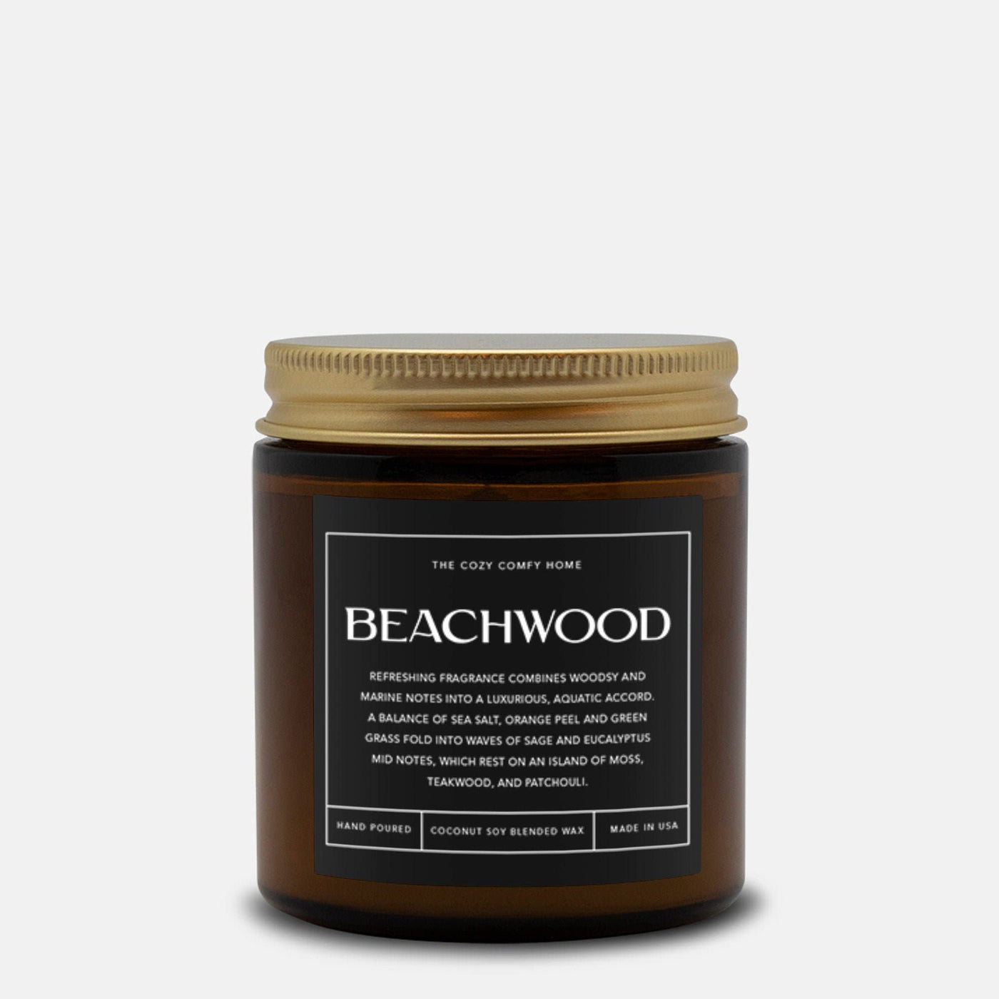 4oz Beachwood Candle