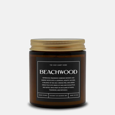 4oz Beachwood Candle